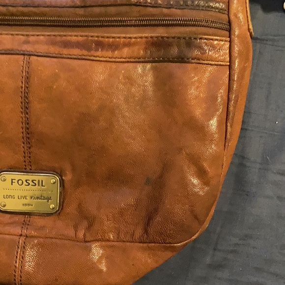Fossil Messenger Bag Tan - Picture 4 of 12